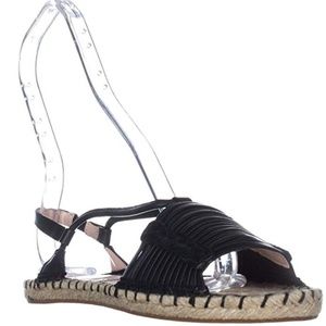 Avec Les Filles Womens Genevie Open Toe Slingback